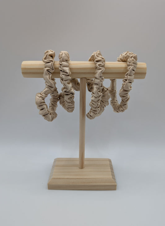 Champagne Slimline Scrunchie